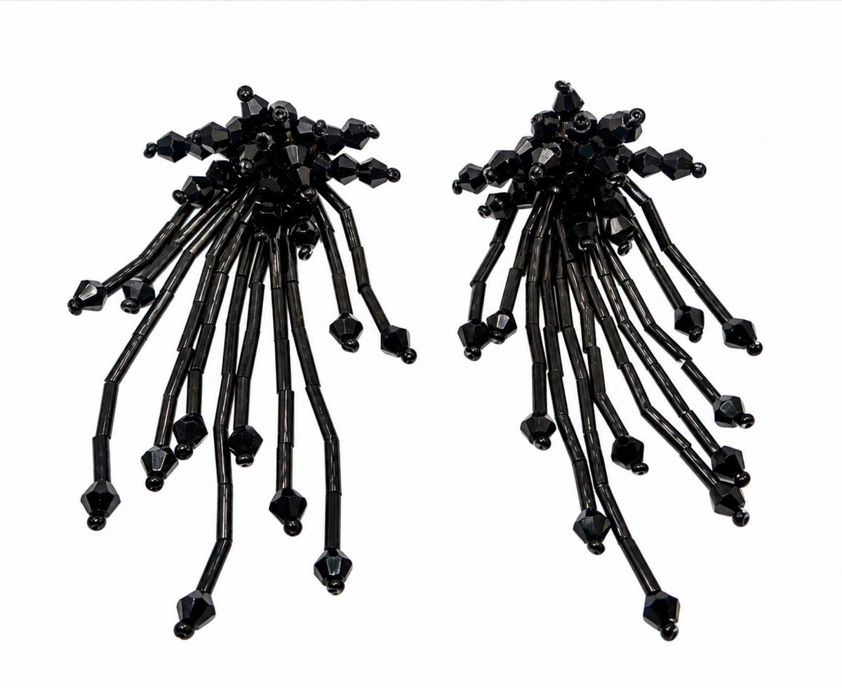 Noir Bloom Earring