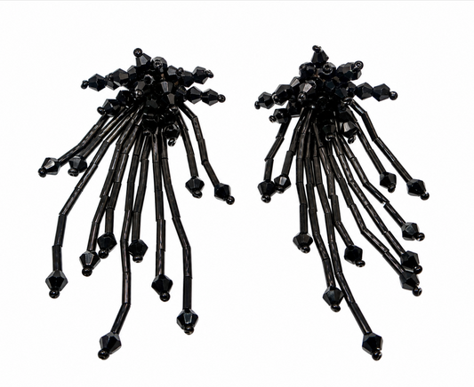 Noir Bloom Earring