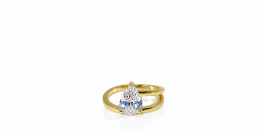 Solara Teardrop Pinky Ring
